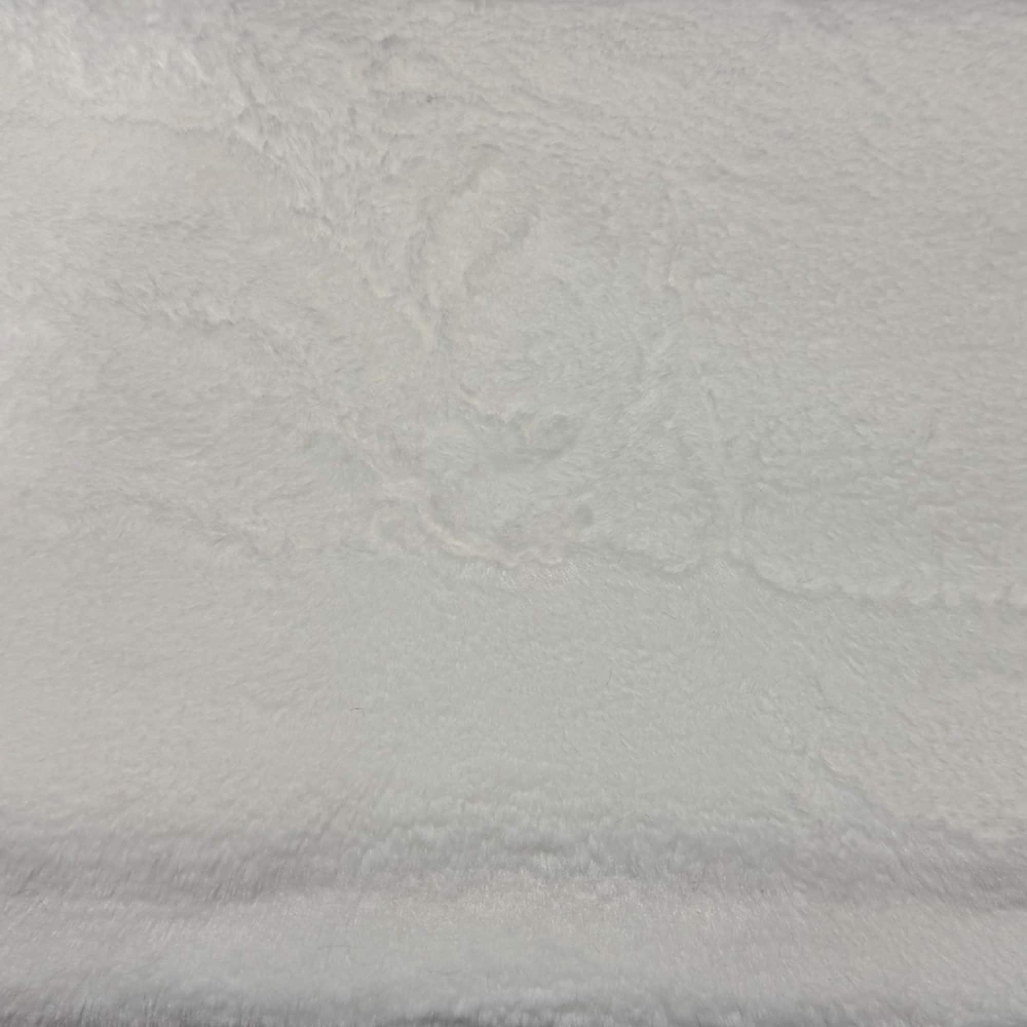 Feldman White Faux Fur Craft Fabric